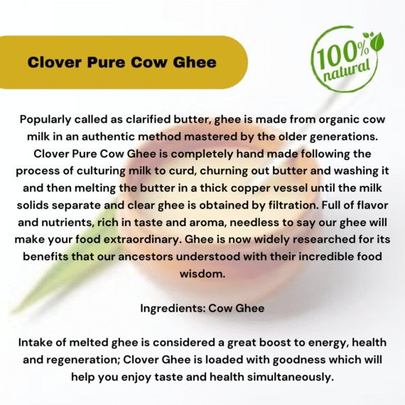 CLOVER Pure Cow Ghee - Image 2