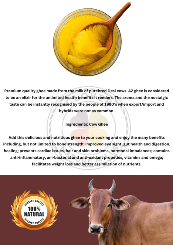 CLOVER A2 Cow Ghee - Image 2
