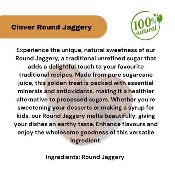 CNM Round Jaggery - Image 2