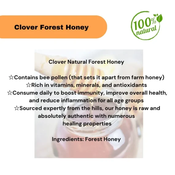 features of pure forest honey